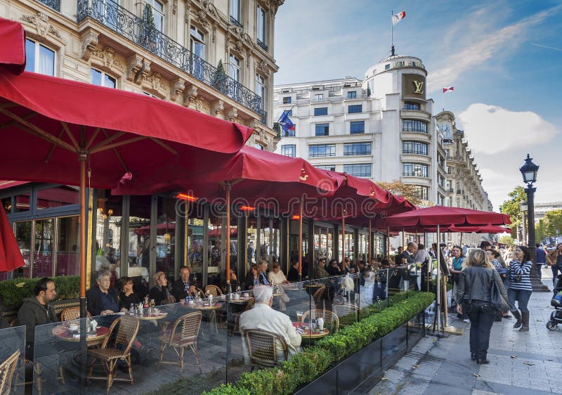 Café Fouquet foto de stock royalty free