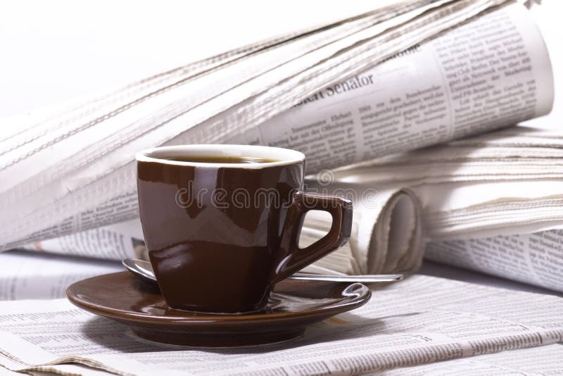 Café no jornal