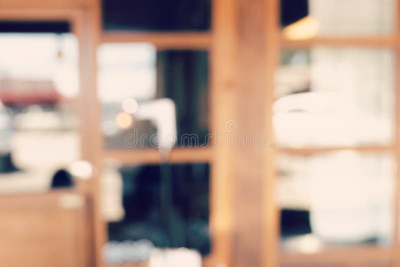 Café ou cafeteria para café, em forma de borrão abstrato e desfocado, para fundo fotografia de stock