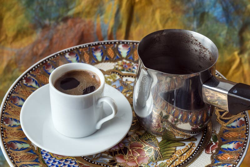 Café turco, grego imagem de stock. Imagem de grego, turco