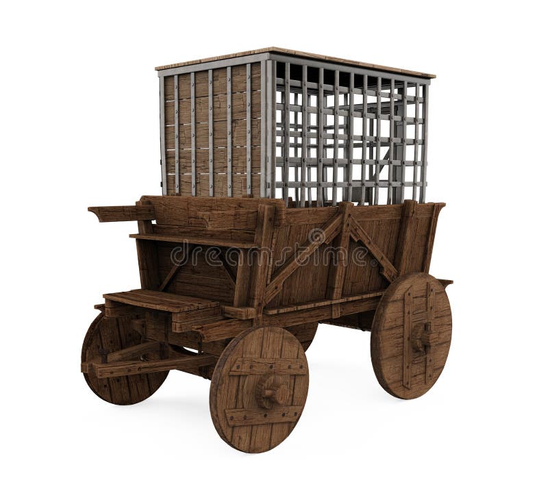 Prisoner Transport Bus Isolated Stock Illustration - Illustration of