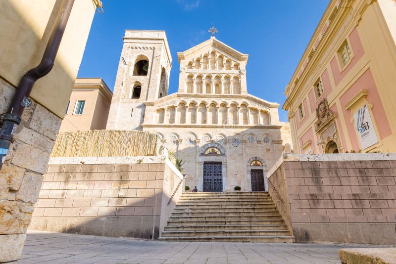 Cagliari Cathedral of Saint Mary in Sardinia Iisland, Italy