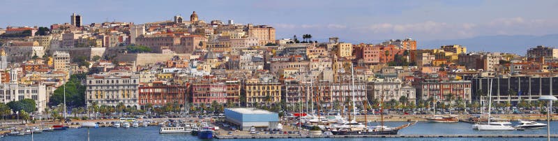 Panoramic view of Cagliari, Sardinia, Italy. Panoramic view of Cagliari, Sardinia, Italy.