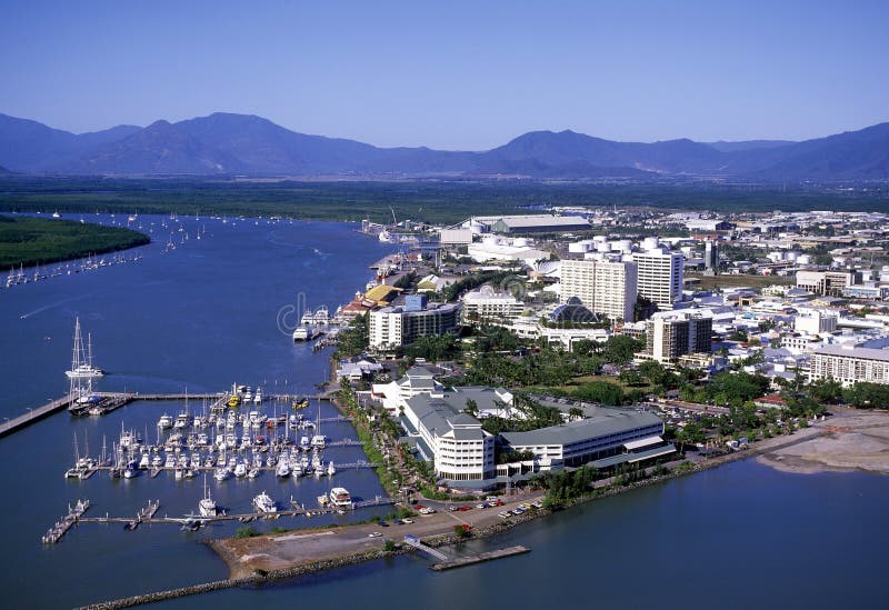 View of Cairns, Australia from the Water Stock Image Image of outdoors, landscape 9074321