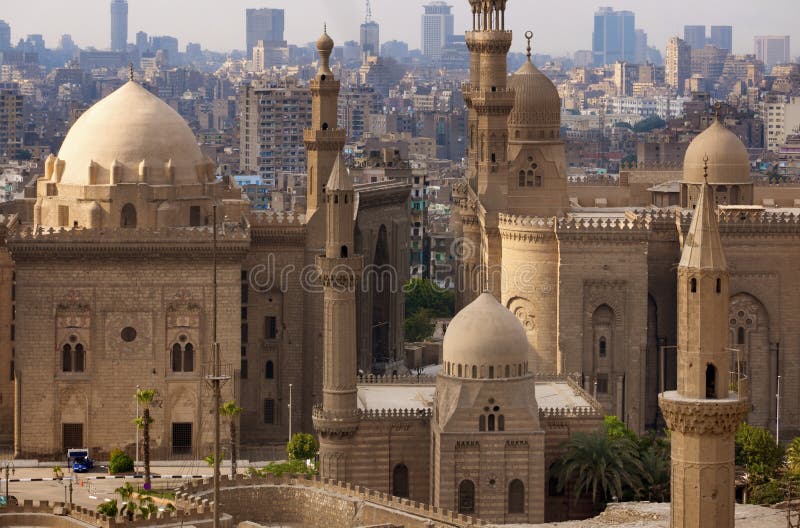 Cairo skyline, Egypt royalty free stock photo