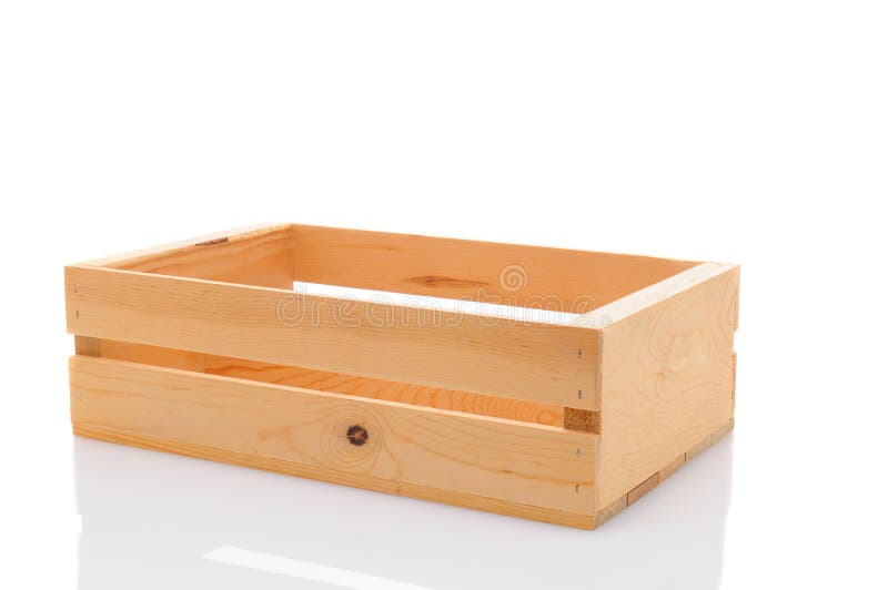 Caisse en bois vide image stock. Image du fond, wooden ...