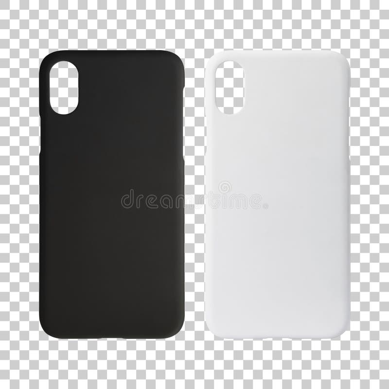 Caisse mobile d'isolement sur le fond transparent de couche Couverture vide de t?l?phone pour votre conception Objet de chemins d illustration libre de droits Caisse mobile d'isolement sur le fond transparent de couche Couverture vide de t?l?phone pour votre conception Objet de chemins d illustration libre de droits