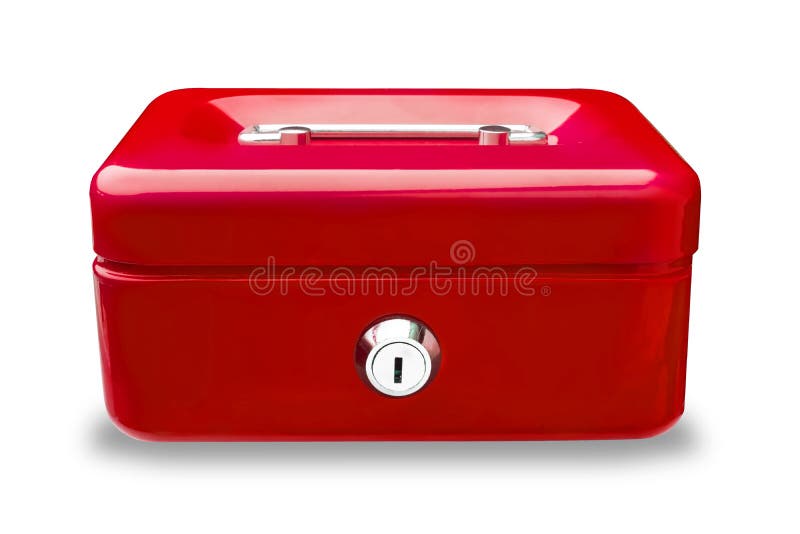 A caixa azul do dinheiro do metal ou passa a mini caixa do fechamento com chave isolada no fundo branco Trajeto de grampeamento i imagem de stock royalty free A caixa azul do dinheiro do metal ou passa a mini caixa do fechamento com chave isolada no fundo branco Trajeto de grampeamento i imagem de stock royalty free