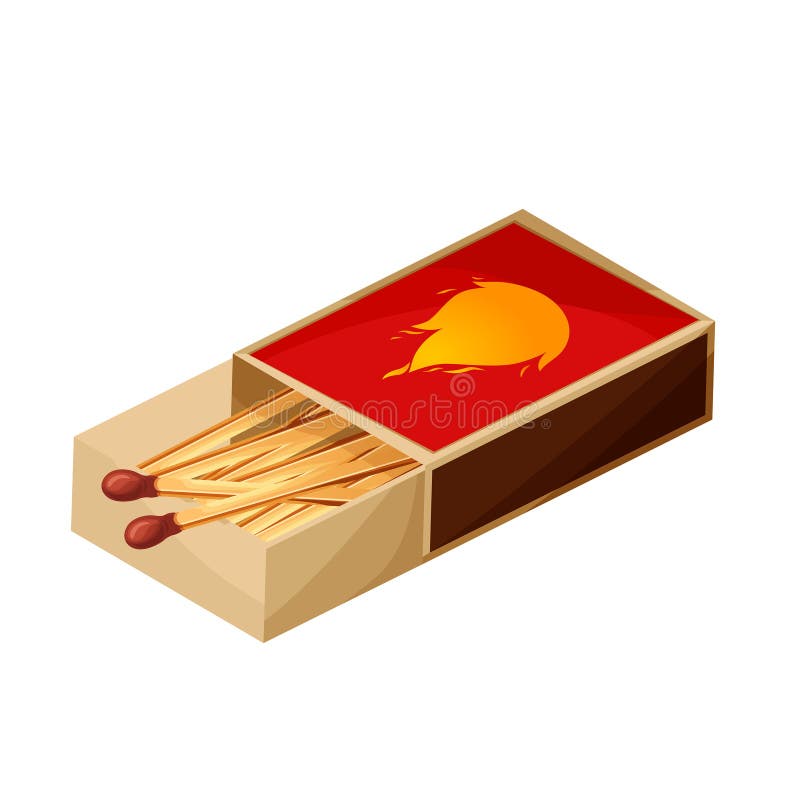 Palito De Fósforo Queimado Com Fogo. Conjunto De Fósforos Com Paletas De  Sulfurecimento Que Vão Da Ignição à Extinção. Desenho Ani Ilustração do  Vetor - Ilustração de pequeno, flama: 247943602