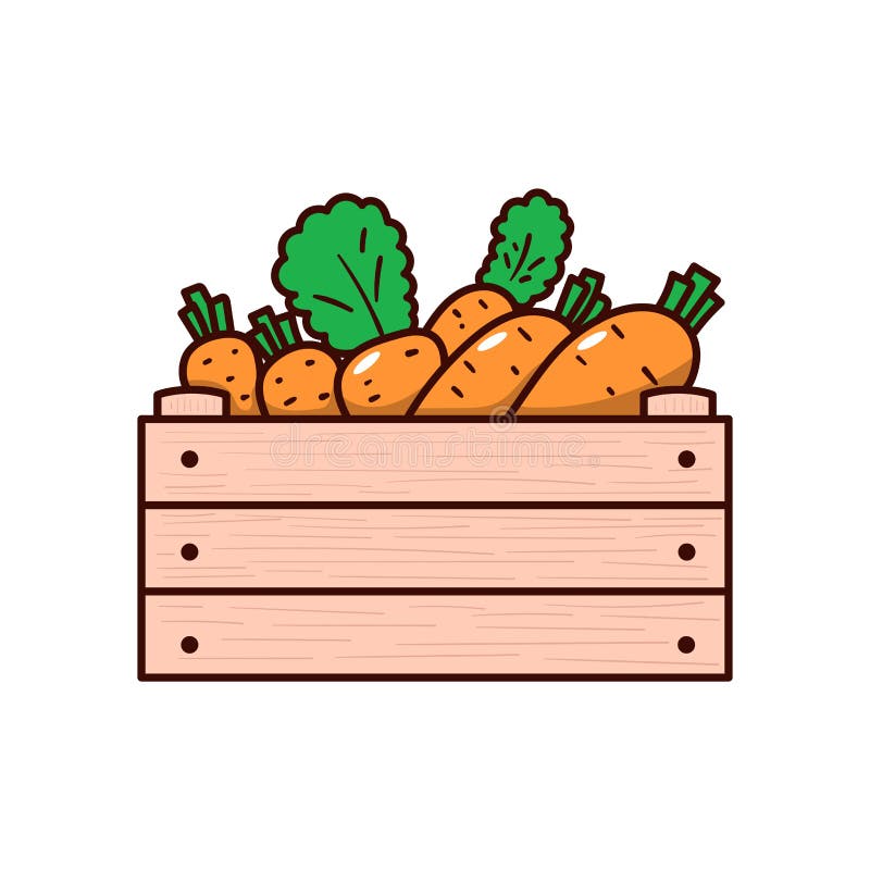 Composição Plana Dos Vegetais Dos Desenhos Animados Royalty Free SVG,  Cliparts, Vetores, e Ilustrações Stock. Image 191724393