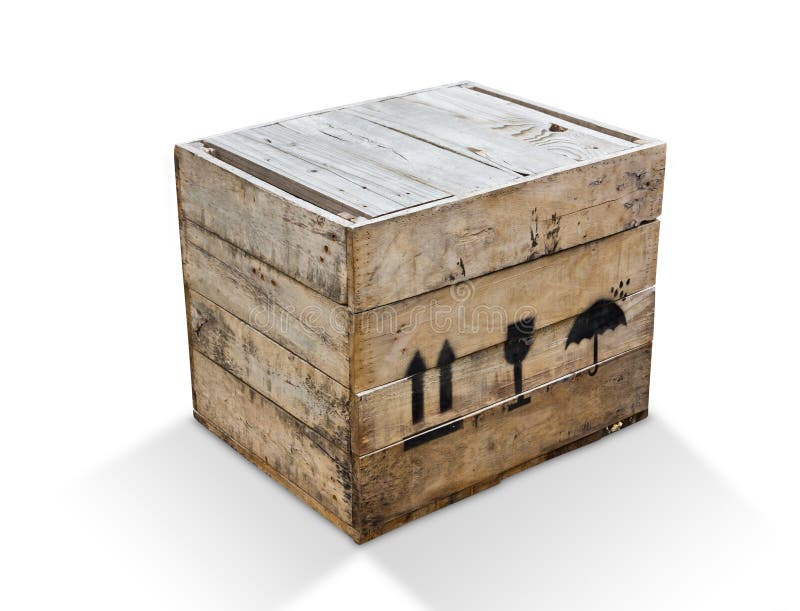 Vista Superior De Um Pequeno Número De Caixas De Transporte De Madeira  Abertas De Diferentes Dimensões Ilustração Stock - Ilustração de carga,  madeira: 172677036