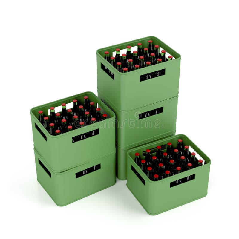 Caixas com cerveja de cerveja pilsen ilustração royalty free Caixas com cerveja de cerveja pilsen ilustração royalty free
