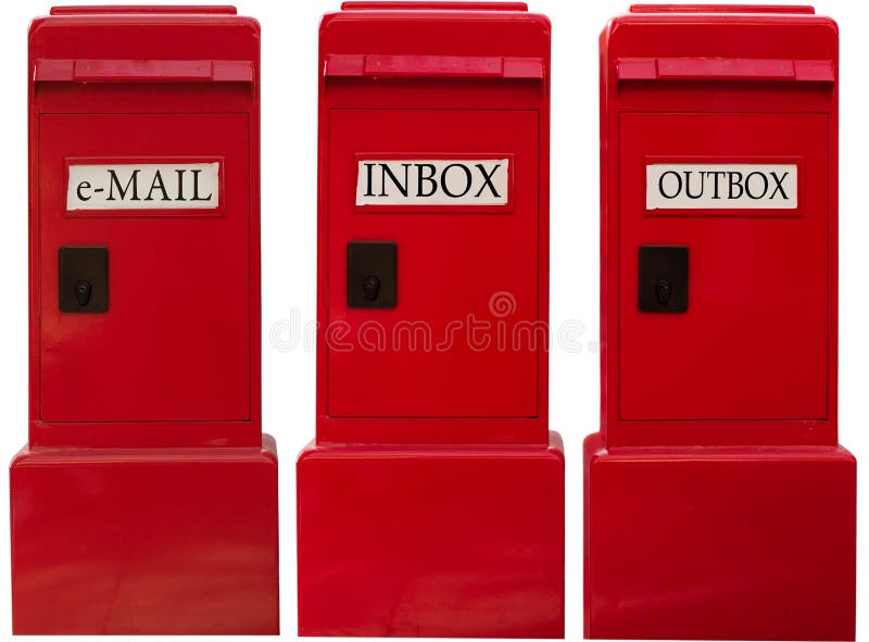 CAIXAS DO EMAIL fotografia de stock CAIXAS DO EMAIL fotografia de stock