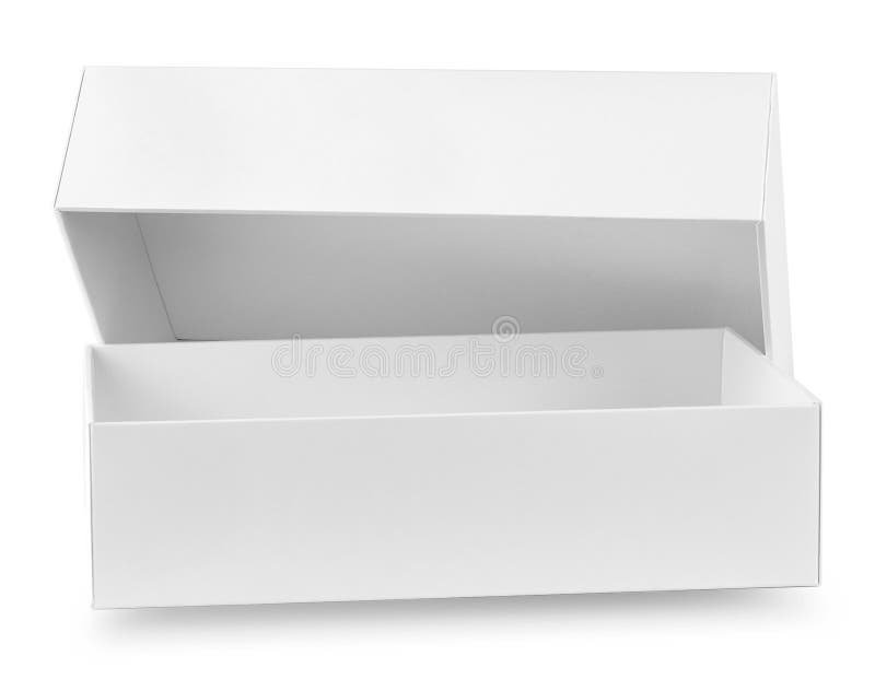 La caja blanca rectangular imagen de archivo. Imagen de forma - 81974349
