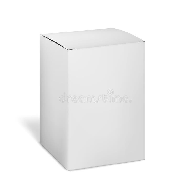 Icono De Caja Blanca En Blanco 3d Caja. Ilustración De Vector Del Mockup  Del Paquete De La Caja. Ilustraciones svg, vectoriales, clip art  vectorizado libre de derechos. Image 82072633