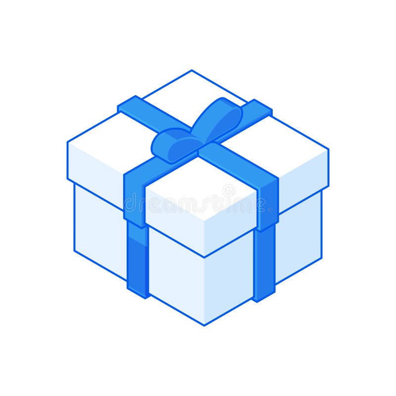 cajas de regalo con cinta en estilo de dibujos animados. caja de regalo de  color azul. ilustración vectorial colorida sobre un fondo blanco. 13957030  Vector en Vecteezy