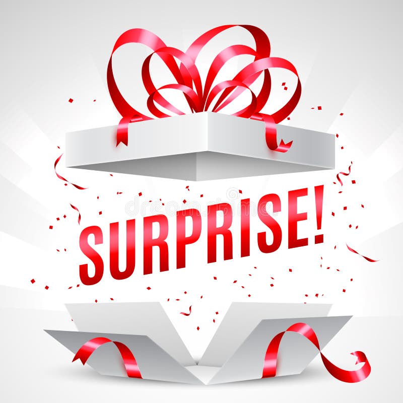 Caja de regalo de la sorpresa