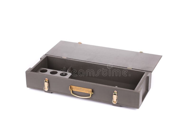 Caja para la botella del rifle del Kalashnikov AK imágenes de archivo libres de regalías Caja para la botella del rifle del Kalashnikov AK imágenes de archivo libres de regalías