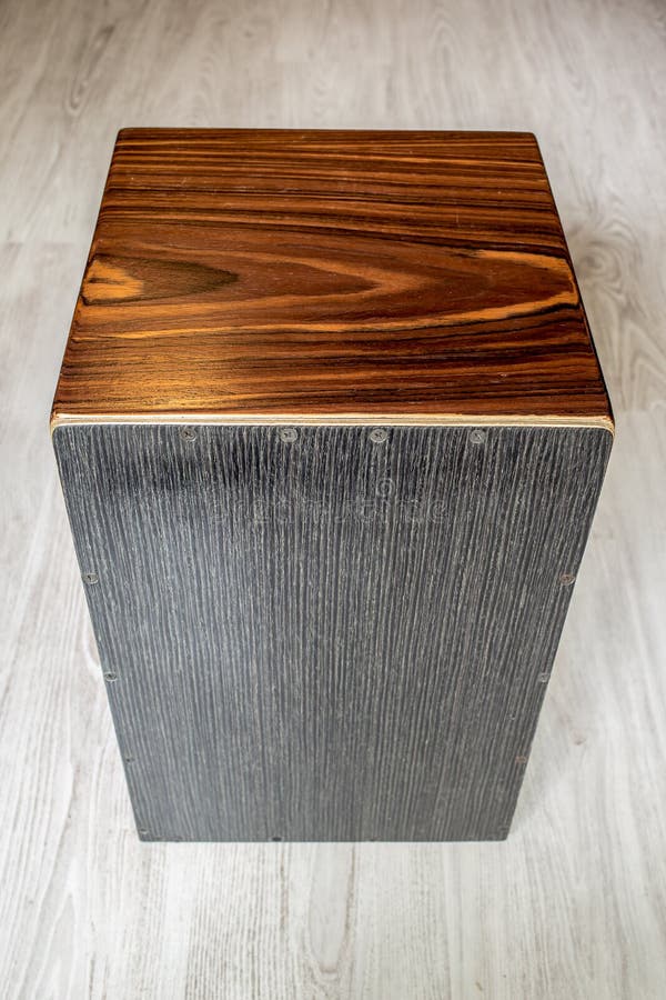 Cajon AfroPeruvian Musical Instrument Stock Photo Image of drum
