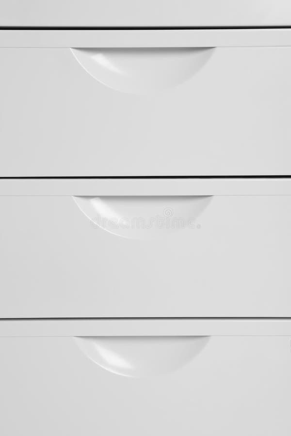 Cajones Blancos Del Guardarropa Como Fondo Imagen de archivo Imagen