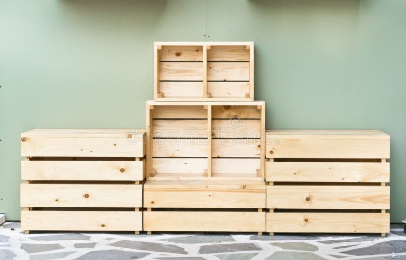 Cajones de madera imagen de archivo. Imagen de detalle 45702005