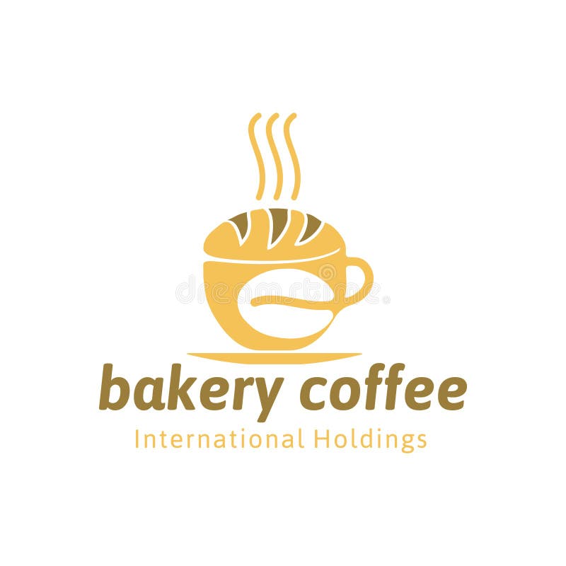 Cake Bakery And Coffee Logo Ideas Inspiration Logo Design Template Vector Illustration Isolated On White Background Stock Vector Illustration Of Bean Idea