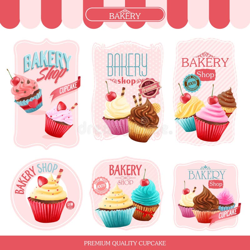 CAKE BANNER vector illustration CAKE BANNER vector illustration