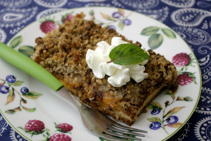 Fruit cake with cream stock image. Image of fruit, snack 110409355