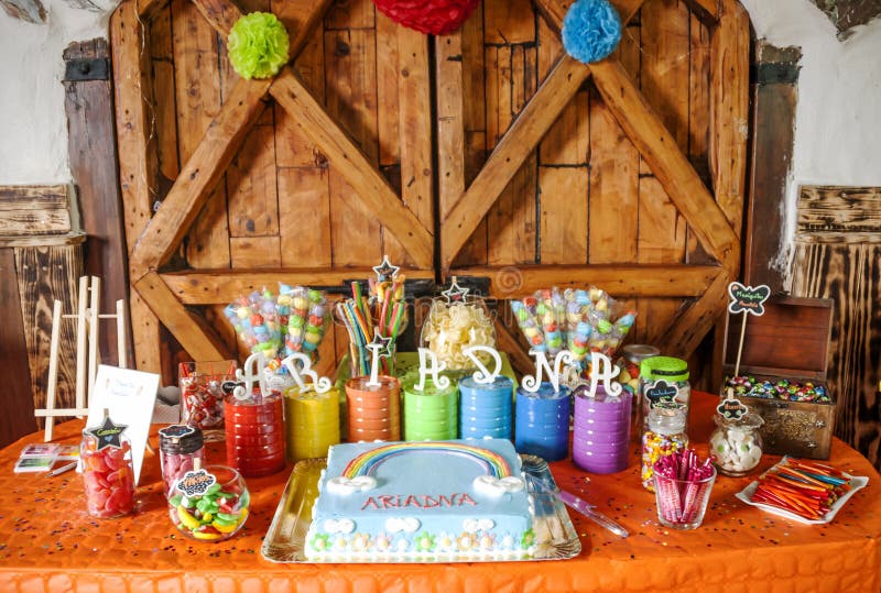 Cake decorated with fondant royalty free stock photography Cake decorated with fondant royalty free stock photography