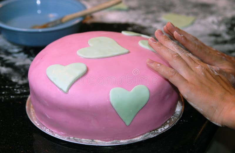 Cake Decorating stock photo. Image of food, flour, cook 6514782