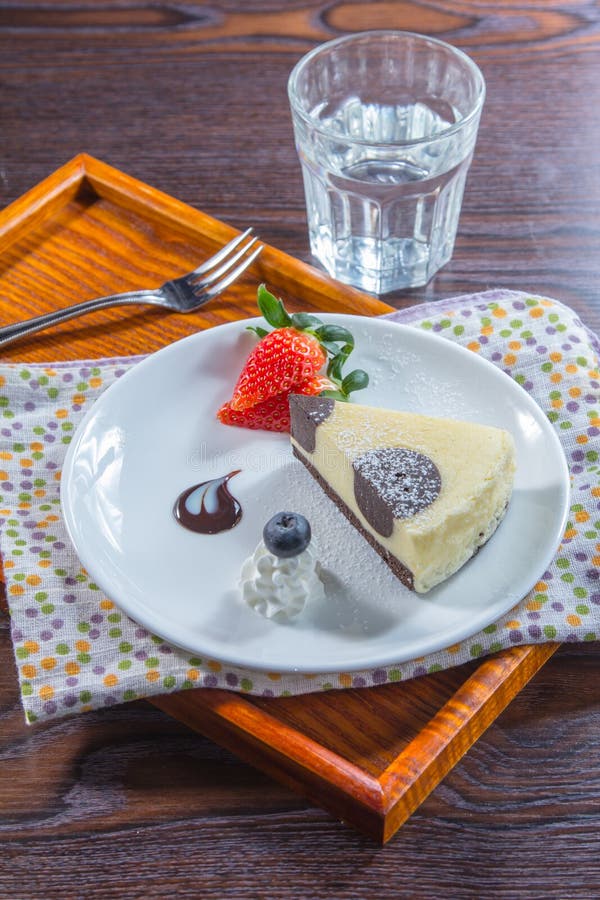 Cake dessert stock photo. Image of cupcake, berry, brown 93392036