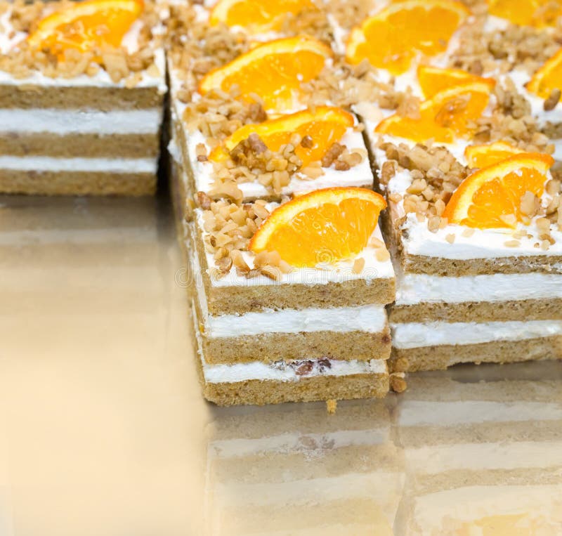 Cake with nuts stock photo. Image of baked, decoration 23996352