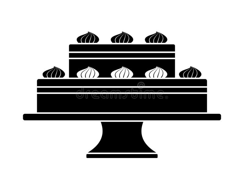 Cake Stand Silhouette Stock Illustrations 160 Cake Stand Silhouette Stock Illustrations