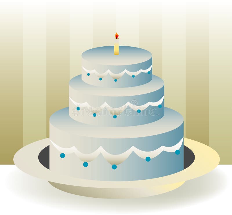 Stylized cake stock illustration. Illustration of cake - 32056458