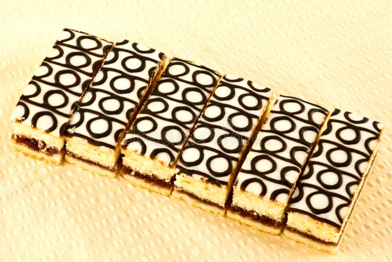 Cakeplakken royalty-vrije stock afbeelding Cakeplakken royalty-vrije stock afbeelding