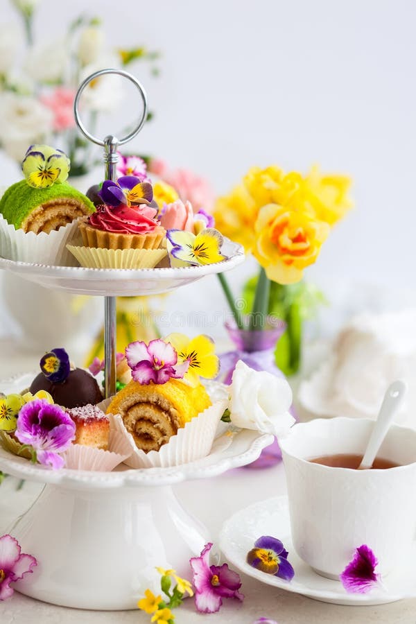 Cakes for afternoon tea