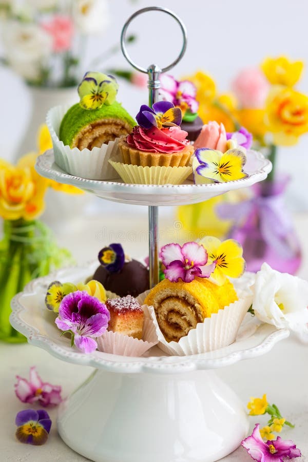 Cakes for afternoon tea