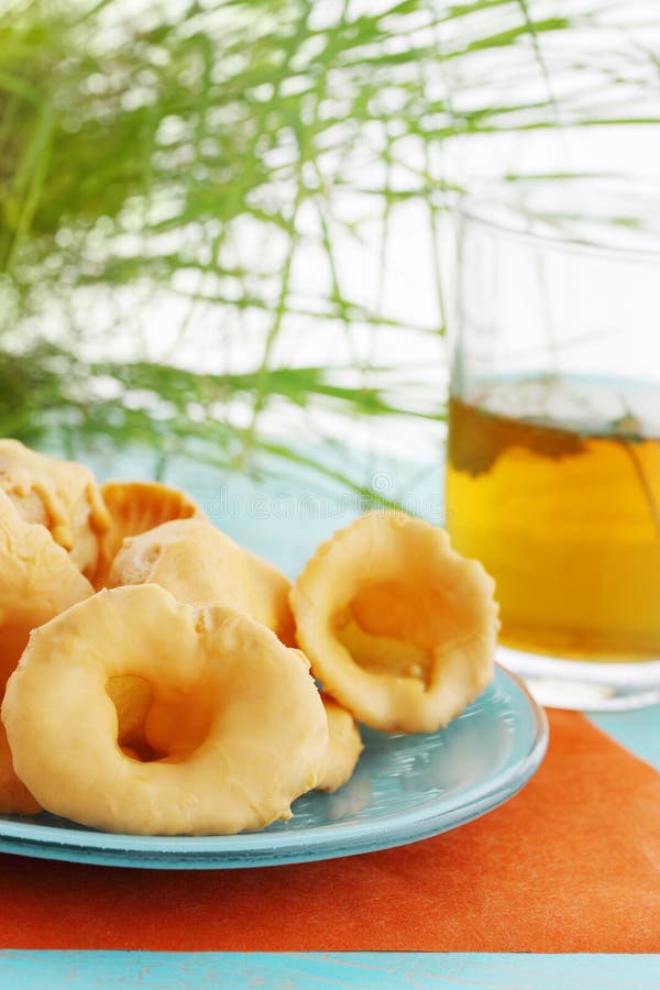 Cakes chanterelle stock image. Image of cake, objects 31082673