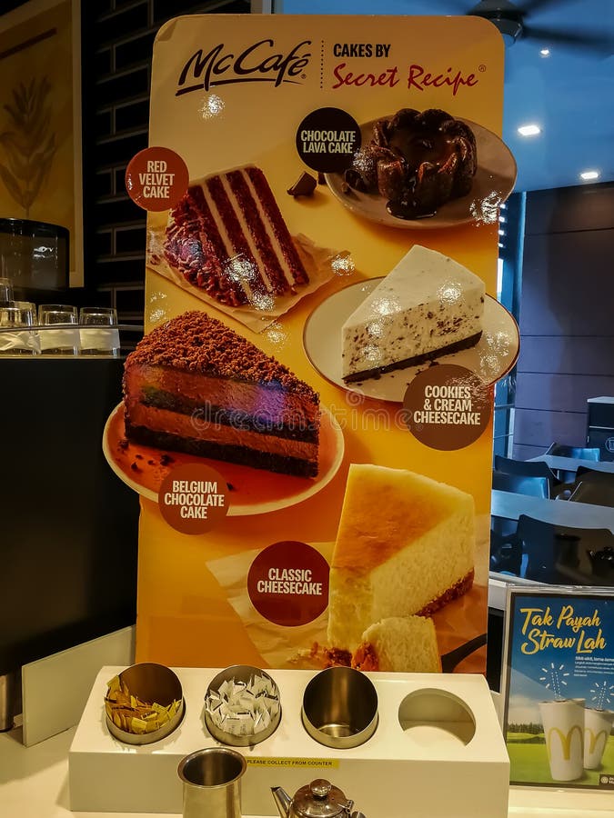 Type of Cakes in McDonald Malaysia. Editorial Photo Image of bakery