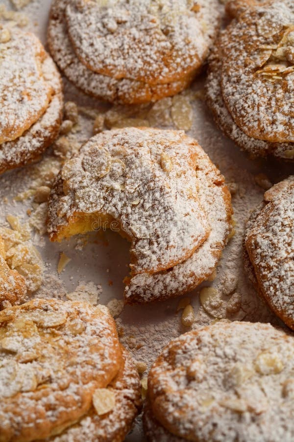 Cakes with nuts royalty free stock photography