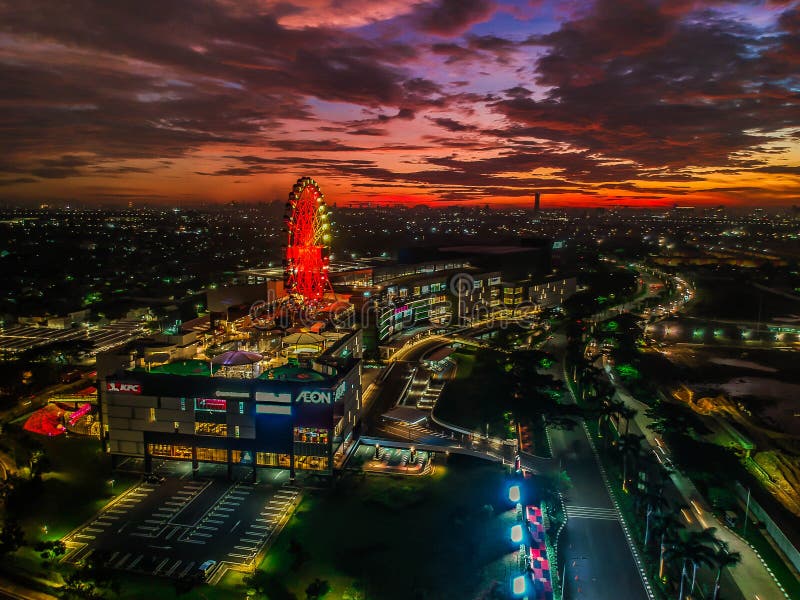 Cakung, East Jakarta, Indonesia (02/Mei/2019) : Aerial View of the