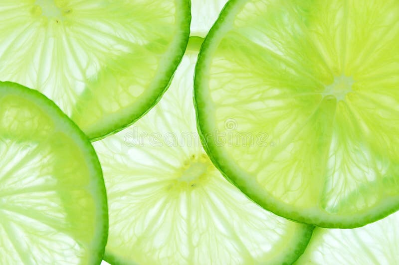 Close up view of lime slices. Close up view of lime slices