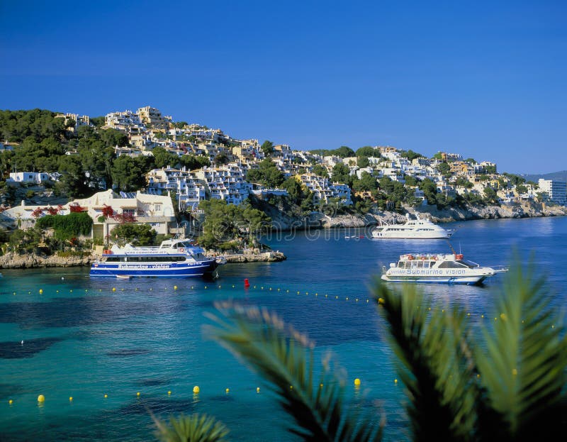 CALA FORNELLS MAJORCA foto de archivo CALA FORNELLS MAJORCA foto de archivo