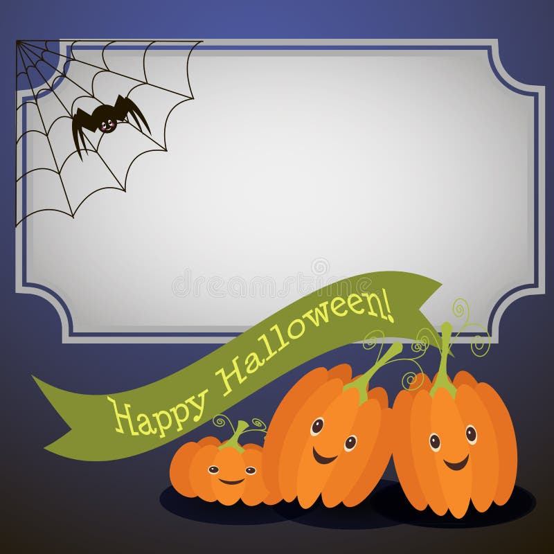 Calabaza divertida ilustración del vector Calabaza divertida ilustración del vector