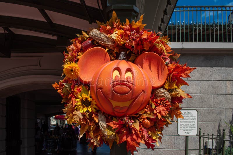 Calabaza Mickey de Halloween en Magic Kigndom 143 foto de archivo Calabaza Mickey de Halloween en Magic Kigndom 143 foto de archivo