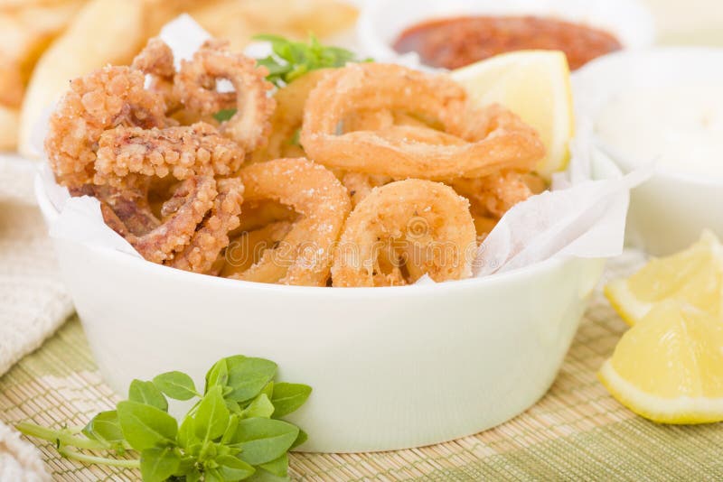 calamari fotografía de archivo calamari fotografía de archivo