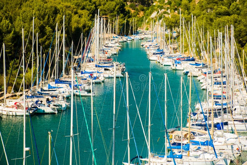 Calanque de Port Miou - fjord near Cassis Village, Provence, France