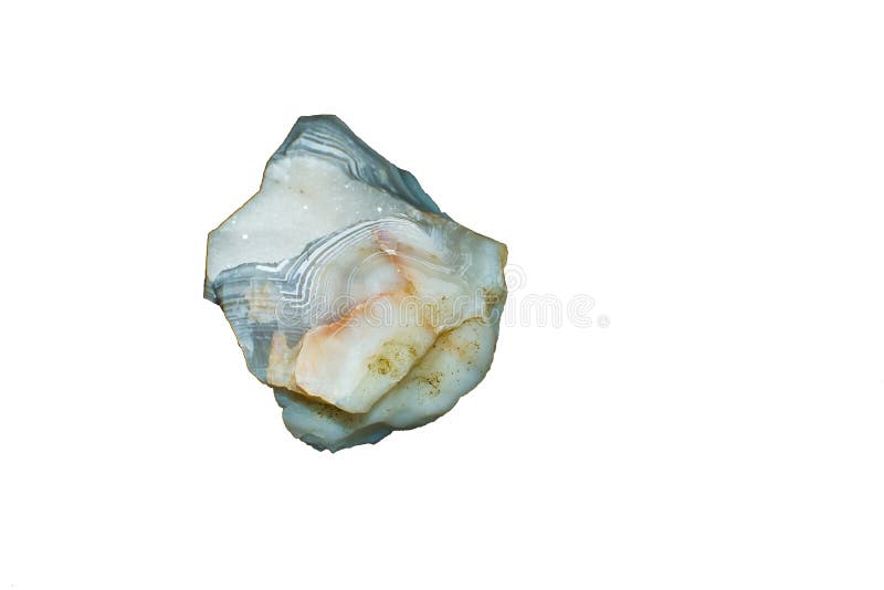 Calcedonia azul blanca del cristal de la geoda de la ágata imágenes de archivo libres de regalías Calcedonia azul blanca del cristal de la geoda de la ágata imágenes de archivo libres de regalías
