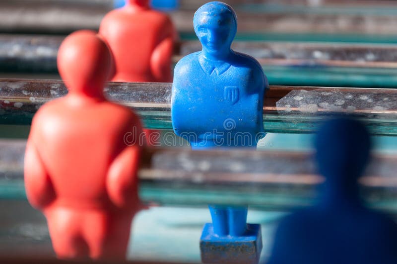 Calcio di Balilla immagine stock Calcio di Balilla immagine stock