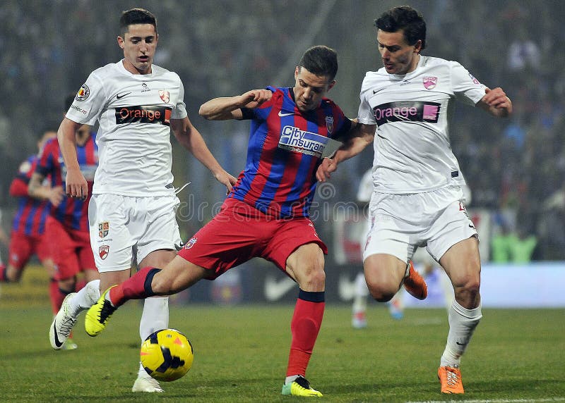 Calcio o azione dei calciatori immagine stock libera da diritti Calcio o azione dei calciatori immagine stock libera da diritti
